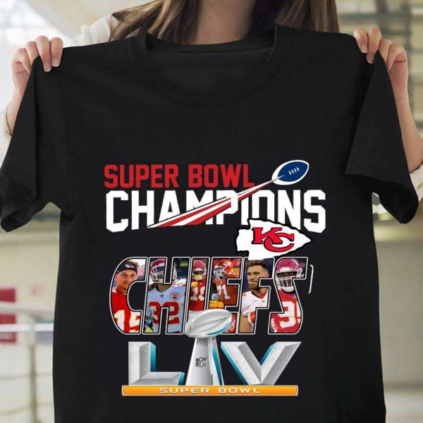 Kansas City Chiefs AFC Championship 2021 Super Bowl LIV Champions T Shirt 1