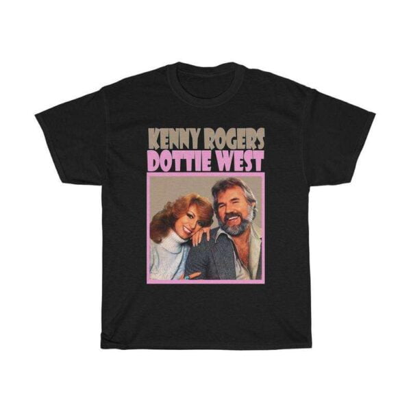 Kenny Rogers and Dottie West Vintage Retro Classic Unisex T Shirt