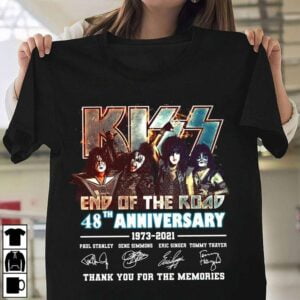 Kiss End Of The Road 48th Anniversary T Shirt