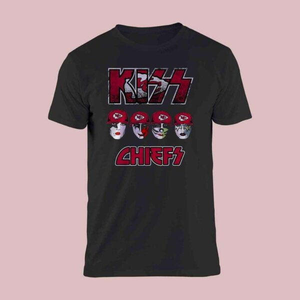 Kiss Kansas City Chiefs Red Banner Classic Unisex T Shirt
