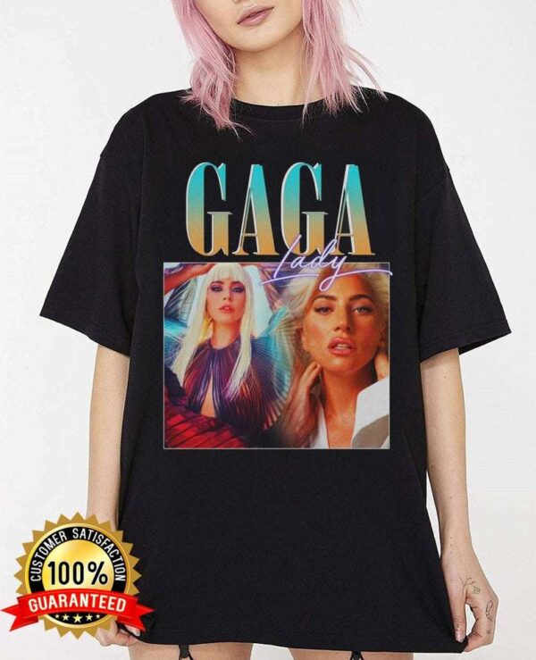 Lady Gaga Rap Hip Hop 90s Retro Vintage T Shirt