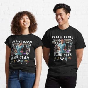 Rafael Nadal 20 Gland Slam Classic Unisex T Shirt