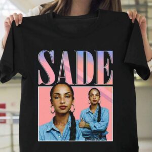 Sade Adu Merch Tour Black T Shirt