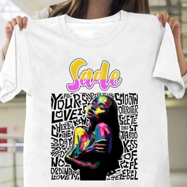 Sade Adu Smooth Operator No Ordinary Your Love is King Retro Vintage 80s T Shirt