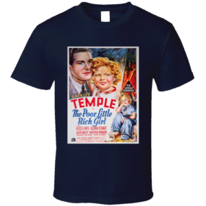 Shirley Temple The Poor Little Rich Girl Vintage Movie Poster Classic T Shirt