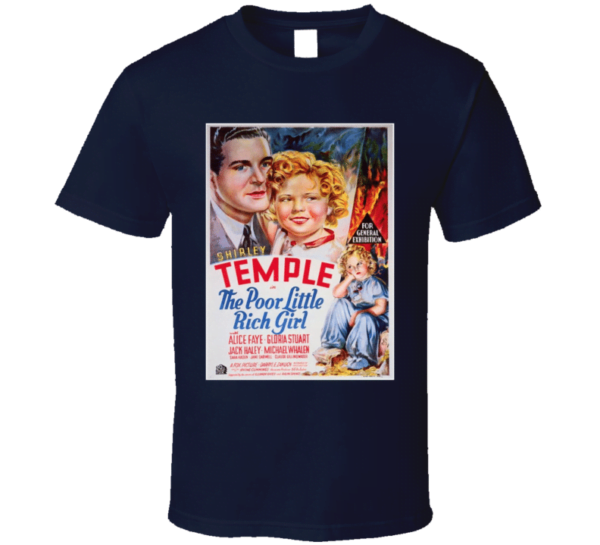 Shirley Temple The Poor Little Rich Girl Vintage Movie Poster Classic T Shirt