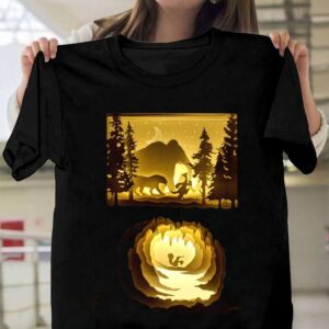 Silhouette Ice Age Animals T Shirt