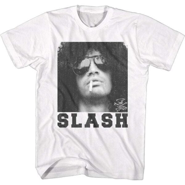 Slash Smoking Rock and Roll T Shirt