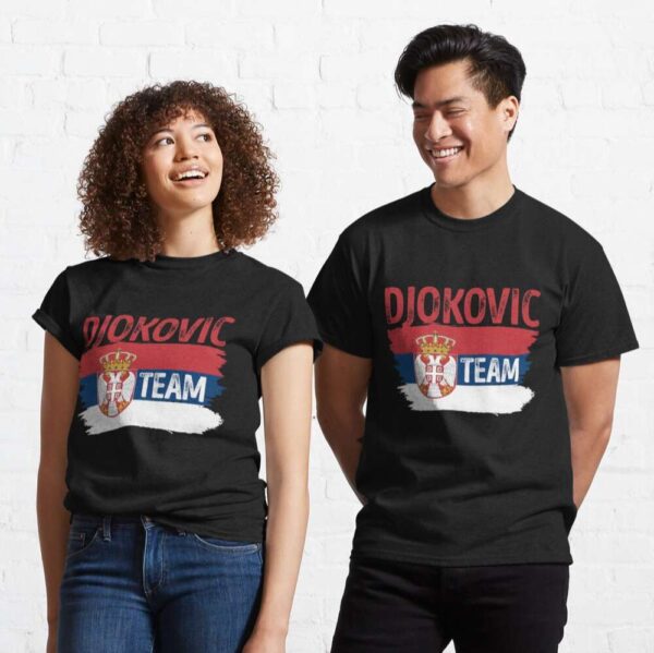 Team Novak Djokovic Classic Unisex T Shirt