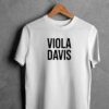 Viola Davis White Classic T Shirt