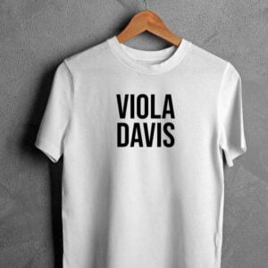 Viola Davis White Classic T Shirt