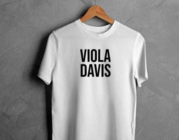 Viola Davis White Classic T Shirt