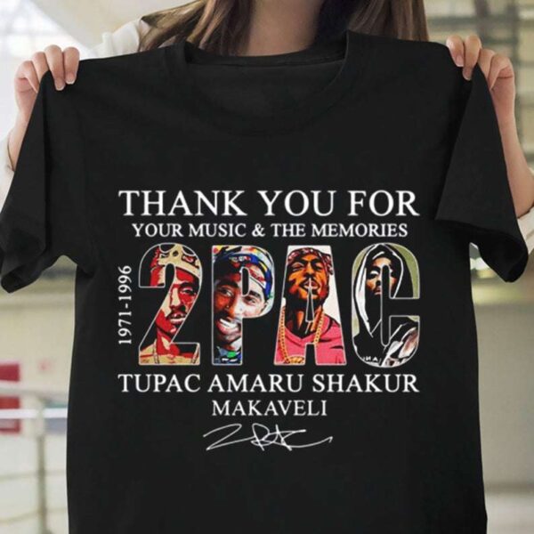 2Pac 1971 1996 Tupac Amura Shakur Makaveli T Shirt