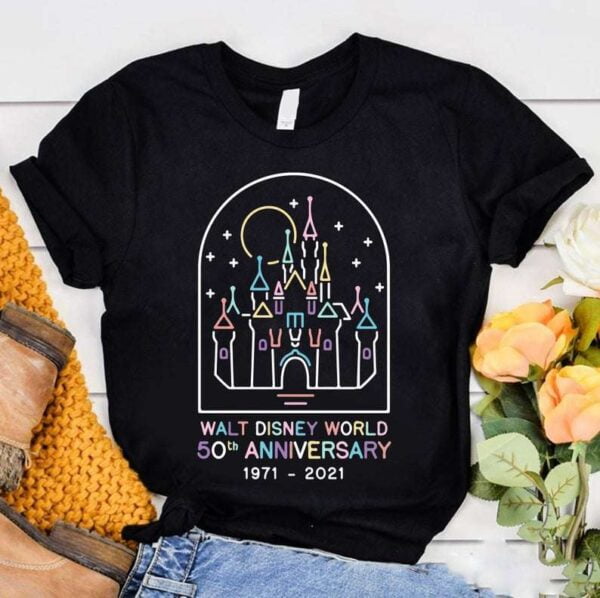 50th Anniversary Walt Disney World Disney Castle T Shirt