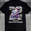72 Years Of Dusty Hill 1949 2021 Signature T Shirt