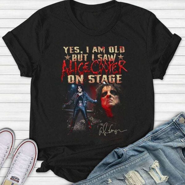 Alice Cooper Signature T Shirt