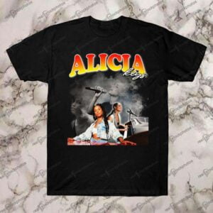Alicia Keys Vintage Retro Style Rap 90s T Shirt