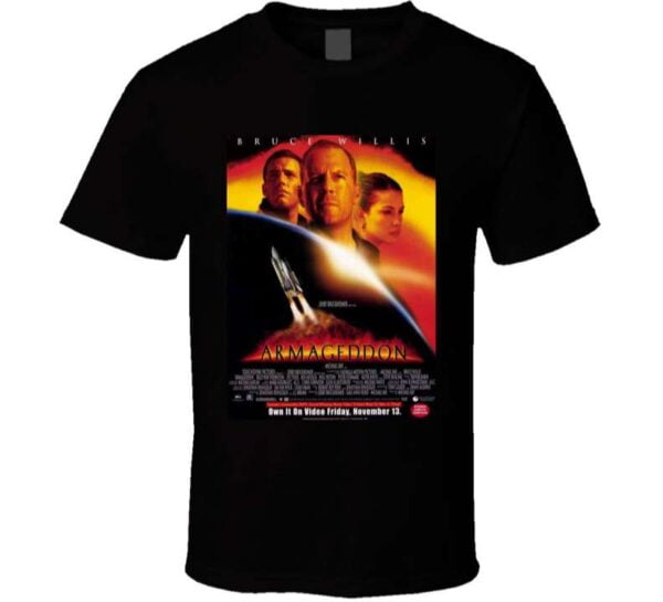 Armageddon Bruce Willis Liv Tyler Ben Affleck T Shirt