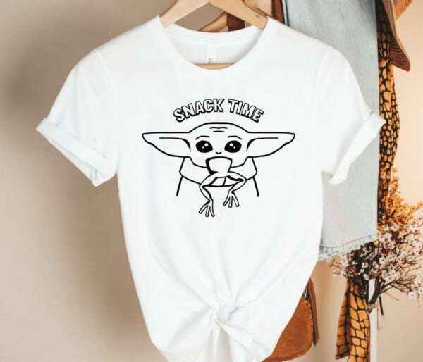 Baby Yoda Eating Kermit T Shirt