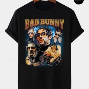 Bad Bunny Vintage Retro Style Rap Music T Shirt