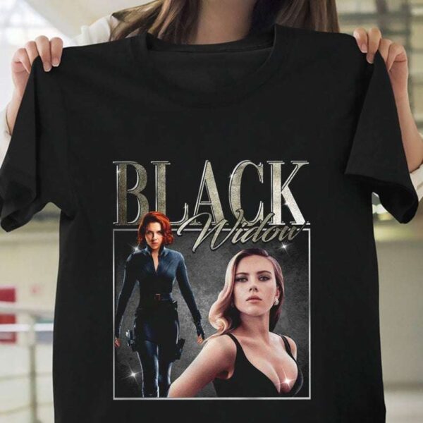 Black Widow T Shirt Scarlett Johansson Natasha Romanoff