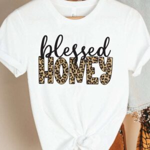 Blessed Honey Cheetah Leopard Grandmother T Shirt