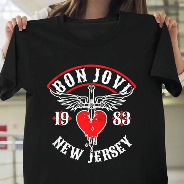 Bon Jovi New Jersey 1983 Unisex T Shirt