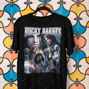 Bucky Barnes Winter Soldier Sebastian Stan T Shirt