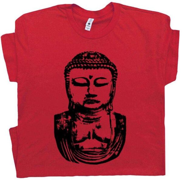 Buddha Statue Vintage T Shirt