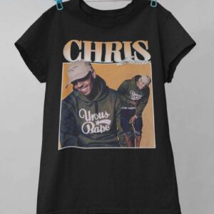 Chris Brown Vintage Retro Style Rap Music Hip Hop T Shirt