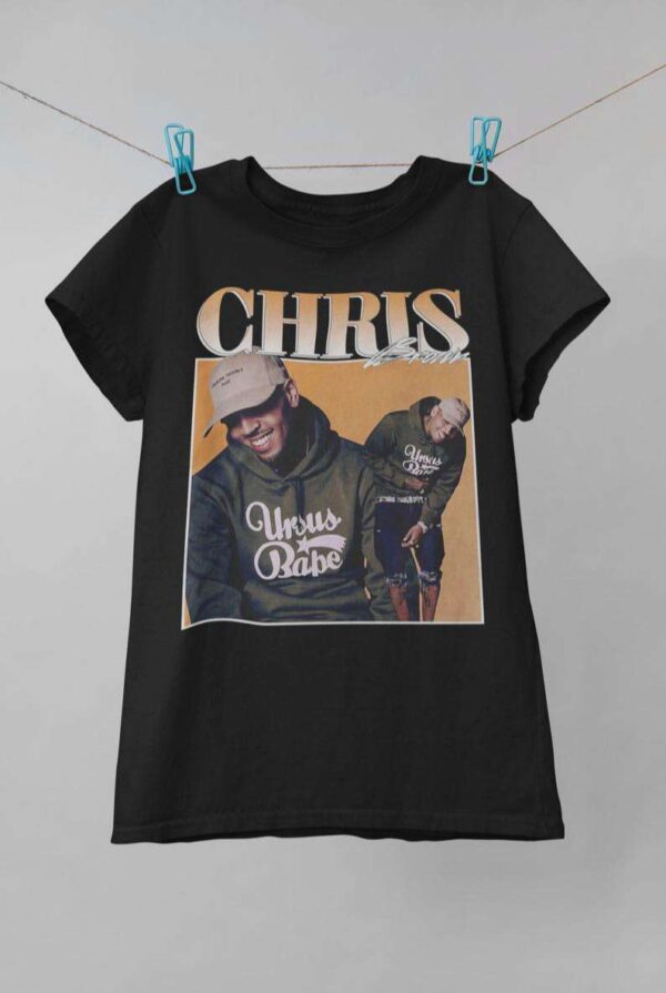 Chris Brown Vintage Retro Style Rap Music Hip Hop T Shirt