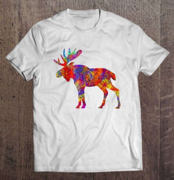 Colorful Canadian Moose Lover Gift 0 2195