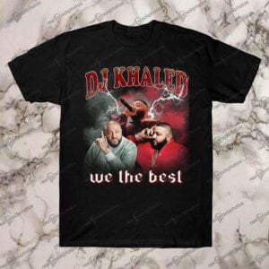 DJ Khaled We The Best Vintage Retro Style Rap Hip Hop T Shirt
