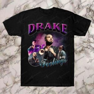 DRAKE Vintage Retro Style T Shirt