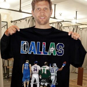 Dallas Sports Teams Signatures T Shirt