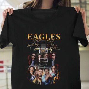 Eagles Band Rock Guitar Signatures T Shirt 1