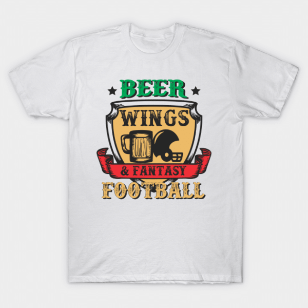 Fantasy Football Beer Wings T Shirt