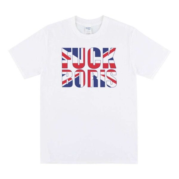 Fuck Boris Johnson Vintage Unisex T Shirt