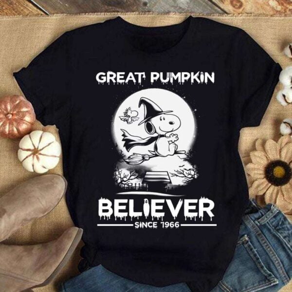 Great Pumpkin Believer Since 1966 Snoopy T Shirt