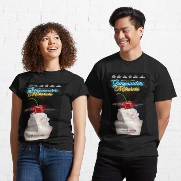 Gunpowder Milkshake 2021 Movie Poster T Shirt