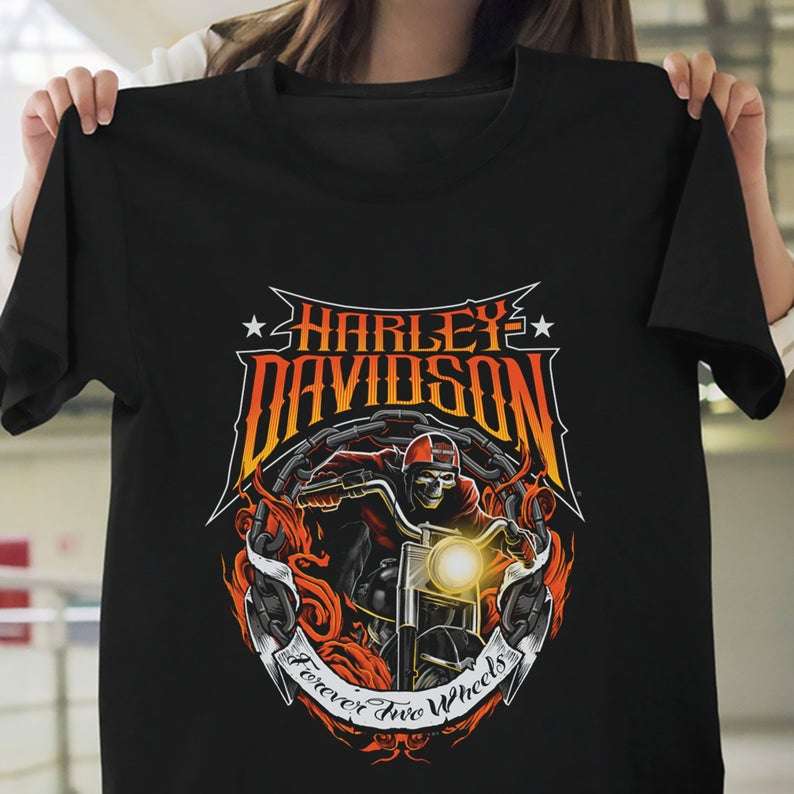 harley davidson skull shirt