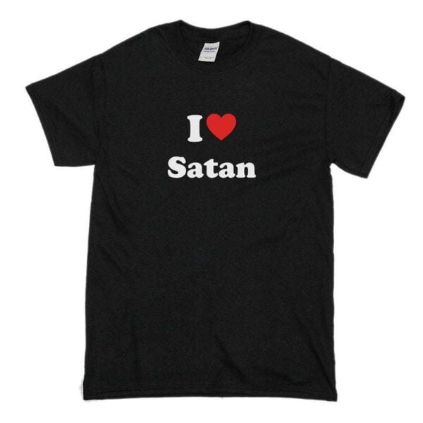 I Love Satan Vintage Unisex T Shirt