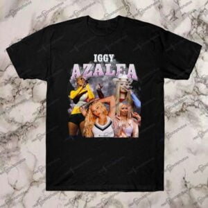 Iggy Azalea Vintage Retro Style Rap T Shirt