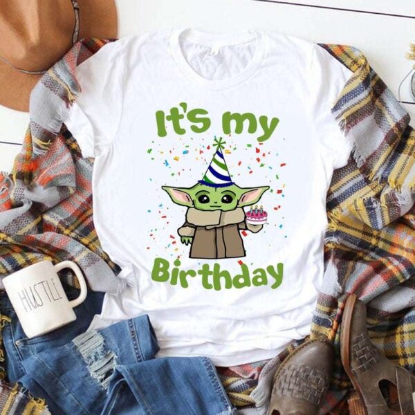 Its My Birthday Baby Yoda T Shirt