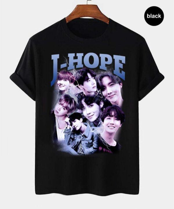 J hope BTS Vintage Retro Style Rap Music Hip Hop T Shirt
