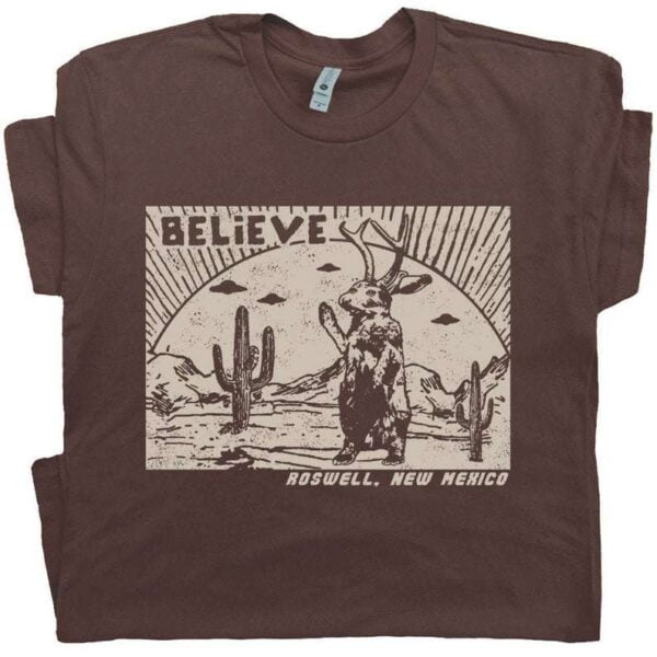 Jackalope T Shirt Southwest Jackrabbit Roswell New Mexico