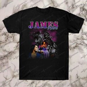 James Brown Vintage Retro Style Rap Hip Hop T Shirt