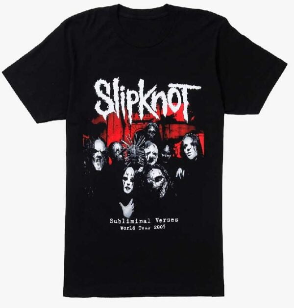Joey Jordison Slipknot Subliminal Verse World Tour T Shirt