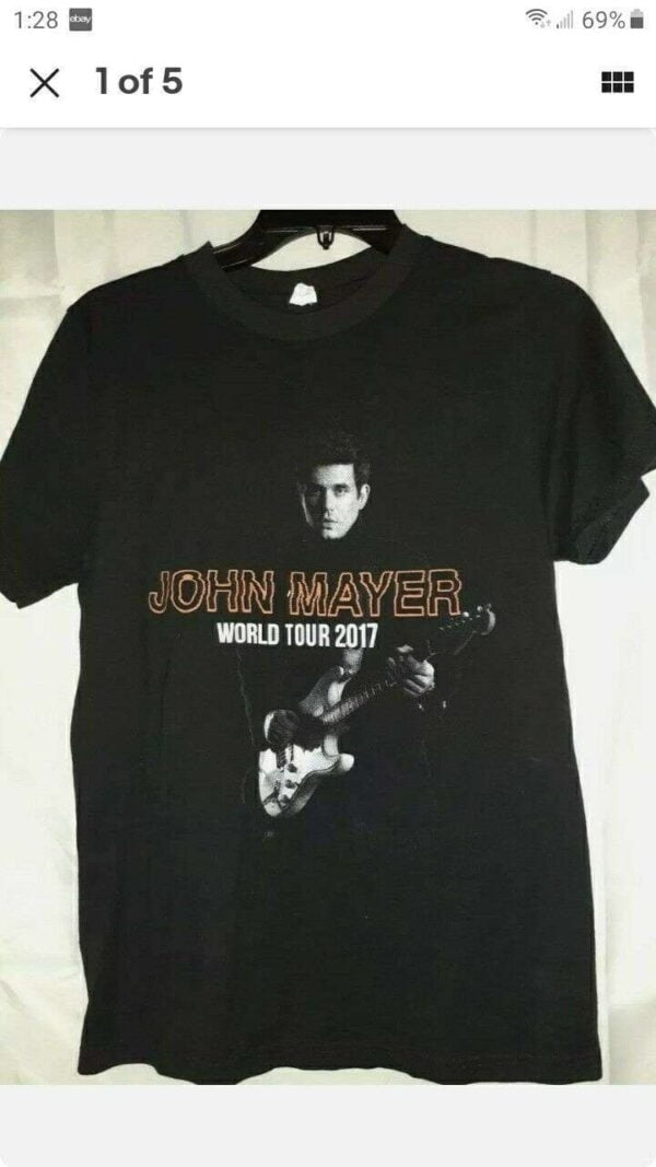 John Mayer World Tour 2017 Vintage T Shirt