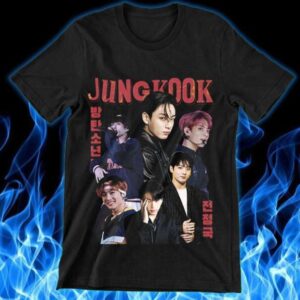 Jungkook Vintage 90s Style Unisex T Shirt